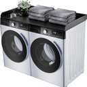 FlyGeneral Washer Dryer Countertop, 54" Width x 27.5" Deep, Black