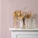 Tempaper Textured Metallic Pink Faux Grasscloth Removable Peel and Stick Wallpaper, 20.5 in X 16.5 ft, Made in The USA