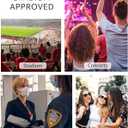 3 x FANGSUN Clear Crossbody Bag Stadium Approved, Clear Purse for Women, Transparent Shoulder Messenger Handbag for Concert Sport