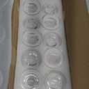 Glasseam Glass Tapered Candlestick Holders: 10Pcs Small Taper Candle Holders Bulk Clear Candle Sticks Holder Decor Short Modern Candle Holder for Table Centerpiece Wedding Christmas Dinner Party