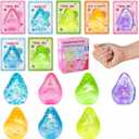 28 Pack Fidget Toys Stress Balls for Kids & Adults, Sugar Squishy Balls - Dream Squishy Drop Glitter Stress Balls, Malt Sugar Glitter Squeeze Balls, Party Favors, Sensory Toys for School