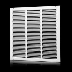 18x18 Air Return Grille(Duct Opening Size),Air Return Vent Cover,Flat Vent Cover,Rejillas De Aire Acondicionado Para Casa,Return Air Grilles,Outer Dimensions:19.75"Wx19.75"H(18"W x 18"H, Duct Opening)