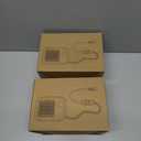 Dreyoo 600/300W Dog House Heater with Thermostat, Pet Heater with 6FT Anti Chew Cord and Safe Overheat Protection, 2 Heating Mode Pet Warmer for Dogs Chicken Coops Rabbits(Black,2 Pcs)