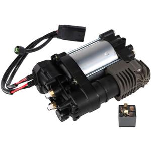 Air Suspension Compressor Pump, Compatible with Jeep Grand Cherokee 2011-2016 Overland Limited 3.0L 5.7L, Automotive Replace Part 68232648AA 68204730AC 68204730AB