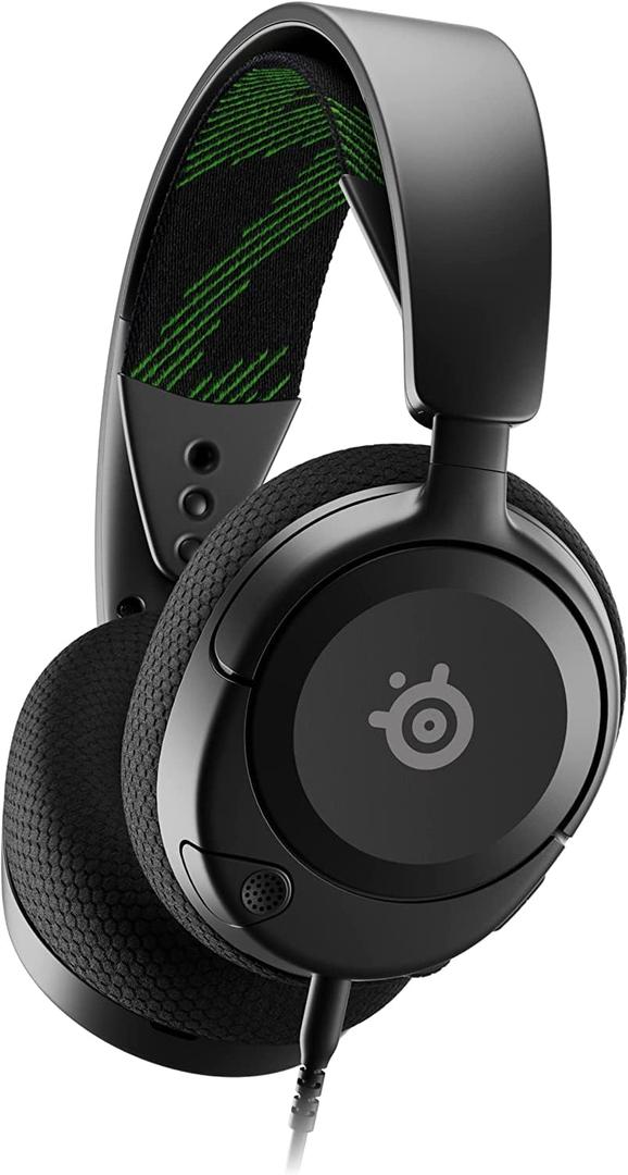 SteelSeries Arctis Nova 1X Wired 3.5mm AUX Gaming Headset for Xbox, PC, PlayStation, Nintendo Switch, Android & iOS - AI-Powered Noise-Cancelling ClearCast Gen 2 Microphone