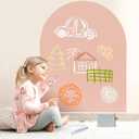 Magnetic Arch Wall Decal for KidsCamel Pink (31" x 39")