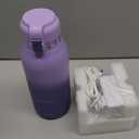 Momcozy Portable Milk Warmer for Travel – Dual Heating Modes for Breast Milk & Water, Portable Bottle Warmer with Fast Heating & Long Battery Life, 17 Ounces Large Capacity, Purple