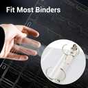 2 x 10 Sheets 420 Pocket Coin Collection Binder Pages Coin Holder Protector Sheets Coins Book Album Sleeves with Standard 9 Hole Coin Collection Supplies for Coin Quarter Dime Penny Silver Dollar Stamp