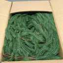 2Pack 9FT Christmas Garland Real Touch Norfolk Pine Garlands,Lifelike Greenery Garland for Mantle Fireplace Stairs Table Porch Decorations, Green Garland for Indoor Outdoor Winter Holiday Xmas Decor