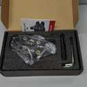 MEROCA Suspension Stem for Bikes, Shock-Absorbing Bicycle Handlebar Stem, Bike Stem Mountain Bike Stem Short Handlebar Stem for Road Bikes, MTB, BMW, Gravel Bikes, Ebike (SS02, black)