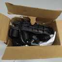 4 Pcs Roof Box U-Bolt Clamps, Upgraded Rooftop Cargo Carrier Rack Bolts, Car Van Mounting Fitting Kit 85mm Inner Width Metal U-Bracket Clips w/ 8 Lock Nuts 2 Straps (Black)