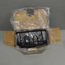 OMAIRA 3-Pack Shower Caddy with Soap Holder, Adhesive Rustproof No-drill Strudy Loading Inside Shower Organizer Shelves Rack Storage Bathroom Organization for Smooth Wall Glass Tile, Black (Large)