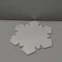 Reallnaive Christmas Snowflake Marble Cheese Board Xmas Charcuterie Cutting Tray Winter Snowflake Marble Serving Decorative for Decoration Charcuterie Kitchen(White)