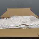 GarveeHome Heated Blanket Queen, Dual Control Faux Fur Electric Blanket with 4 Heat Settings, Soft Bubble Blanket with 8 Hour AutoOff & Overheat Protection, for Gifts Home Couch or Bed, White