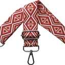 Purses Purse Strap Wide Shoulder Strap Adjustable Replacement,Retro Jacquard Embroidery for Shoulder Bags