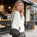 Small Crossbody Purses for Women,Vegan Leather Crossbody Bags Trendy, Quilted Purses for Women | Vegan Leather, | Trendy| Quilted