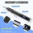 Cordless Engraving Pen Kit with Carrying Case, Rechargeable Electric Engraver Tool with 43 Accessories, 3-Speed Portable DIY Rotary Tool for Jewelry, Metal, Glass, Stone, Wood, Plastic, DIY Gift