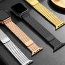Magnetic Mesh Loop Band Compatible with Apple Watch Band 49mm 46mm 45mm 44mm 42mm 40mm 41mm 38mm Men Women, Stainless Steel Adjustable Metal Strap for iWatch Series 10 9 8 7 6 5 4 3 2 1 Ultra SE
