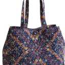 Vera Bradley Women's Premium Cotton Hathaway Tote Bag