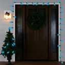 25 Pack C7 Led Blue Replacement Light Bulbs, Blue Christmas Outdoor String Lights Bulbs, Shatterproof Led Night Light Bulbs, E12 Candelabra Base, 0.6W Energy-Efficient LED Bulbs