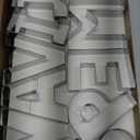 4 Inch Alphabet Letter Cookie Cutter Set - 26 Pcs Extra Large Xzhloym Cookie Cutters Shapes Biscuit Fondant Baking Molds for Christmas New Year Birthday Holiday Party Decorations - Stainless Steel