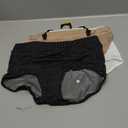 Warner's Women's Blissful Benefits No Muffin Top 3 Pack Brief Panty (Large, Tw/Ta/Ub and Tw Pin Dot)