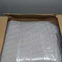 Lahome Floral Boho Rugs for Living Room, Farmhouse 8x10 Washable Rug Non-Slip Large Rug Low Pile Scalloped Throw Carpet for Bedroom Dining Room Office,Grey