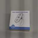 Phone Camera Ring Remote Control with Zoom in/Out, Rechargeable Shutter with Front/Rear Camera Switch for iPhone Android iPad, Hands Free Remote Ring for Photo & Video Recording Content Creator (Gray)