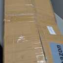 GENIMO Outdoor Rug 9' x 18' Waterproof for Patios Clearance, Reversible, Plastic Straw Camping Rug Carpet, Large Area Rugs Mats for RV, Picnic, Backyard, Deck, Balcony, Porch, Beach, Grey&White