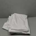 sancua 6 Pack White Tablecloth 60 x 84 Inch, Rectangle Table Cloth for 4ft Tables - Stain and Wrinkle Resistant Washable Polyester Table Cover for Dining Wedding Banquet Party Buffet Restaurant