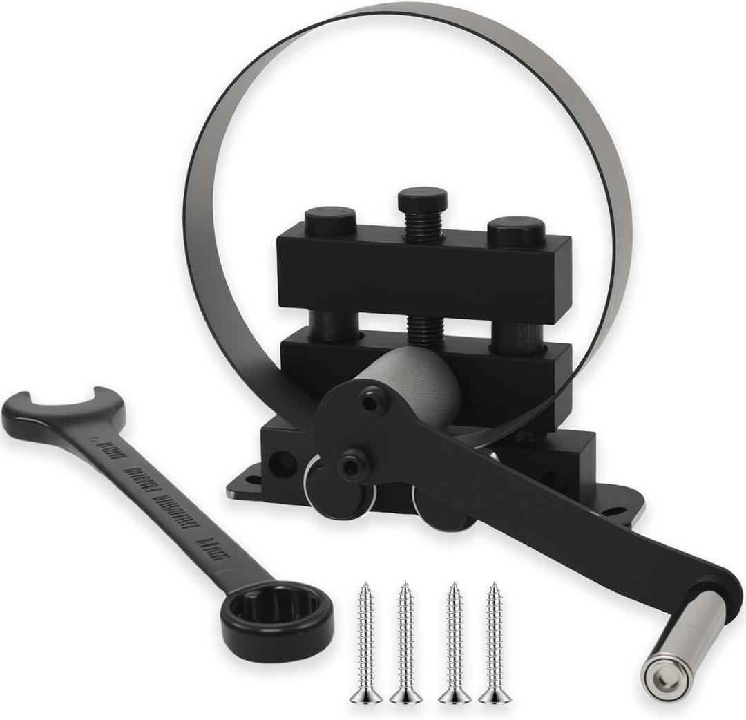 Metal Bending Machine,Big Manual Roller Operator,Manually Operated Ring Winder,Metal Bending,Steel Bar Molding Machine(Larger size allows for circles up to 31 inches in diameter)