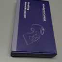 KingPavonini Cordless Knee Massager for Pain Relief, Newly 4 Motors Vibration, 5 Heat Levels, 6 Massage Modes, Knee Heating Pad for Knee Pain, Heated Knee Massager Brace, Gifts for Mom Dad (Blue 1.0)