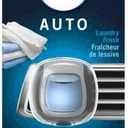 Febreze Car Vent Clip Air Freshener, Odor Eliminator for Strong Odors, Up to 30 Days Freshness, Laundry Fresh