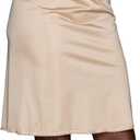 Vanity Fair Women's Anti-static Nylon Half Slip for Under Dresses, 22 Inch - Single Slit - Neutral, Medium 