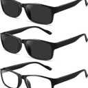 Gaoye1.75 Reader Sunglasses Men for All Day - Computer Readers with Blue Light Protection - Value Pack, +1.75