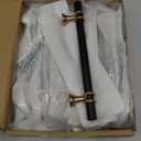 Asidrama 10 Pack 5 Inch(128mm) Champagne Bronze and Matte Black Kitchen Cabinet Handles, Cabinet Pulls Kitchen Cabinet Hardware Cupboard Handles Drawer Pulls (5" Hole Center)