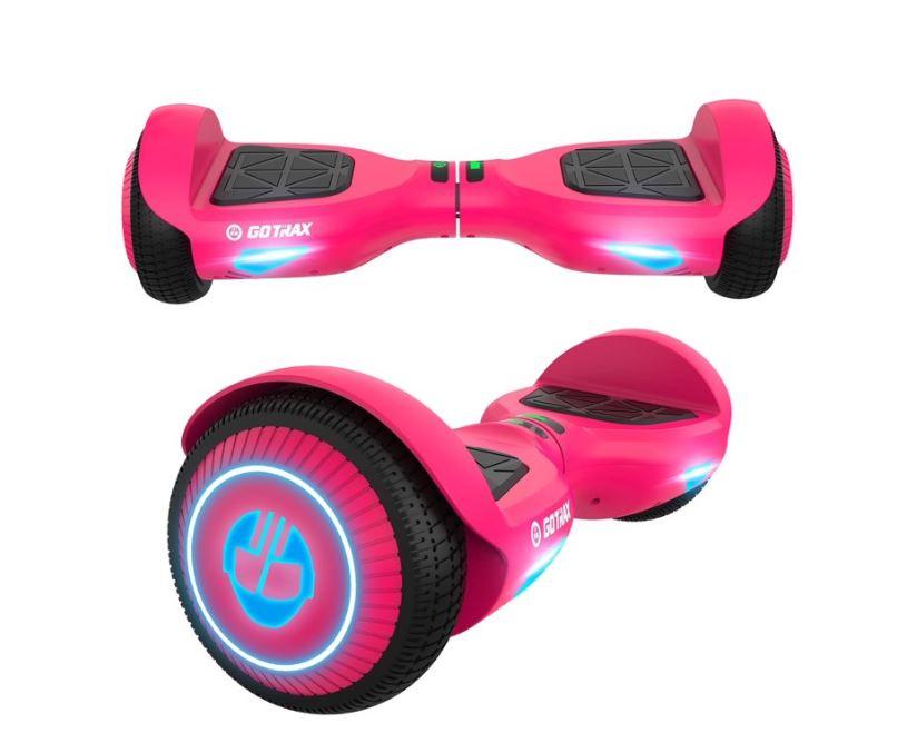 GOTRAX Edge Hoverboard for Kids Adults, 6.5" Tires 6.2mph & 2.5 Miles Self Balancing Scooter, Pink