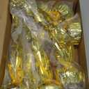 Crowye 6 Pcs Metallic Foil Spray Centerpiece Party Star Fall Table Decoration Valentine's Day New Year 2026 Table Decor for Birthday Party Holiday(Gold,Medium Star)