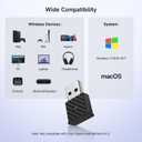 USB-C Bluetooth Adapter for PS5 - Wireless Audio Bluetooth 5.3 Transmitter with APTX Low Latency & aptX-Adaptive, Plug & Play for Headphone/Earbuds/PS4/Switch/Laptop/PC