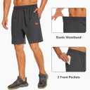 Vcansion 2 Pack Men's Outdoor Lightweight Hiking Shorts Quick Dry Sports Casual Running Shorts with Pockets XL