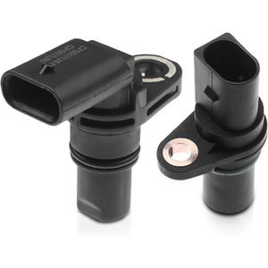 A-Premium 2-PC Engine Camshaft Crankshaft Position Sensor Compatible with Volkswagen Jetta 2009-2010, Golf City 2009, 2.0L, Replace# 06H906433, 95860610600