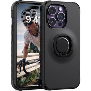 Lock Protective Case for iPhone 14 Pro Black