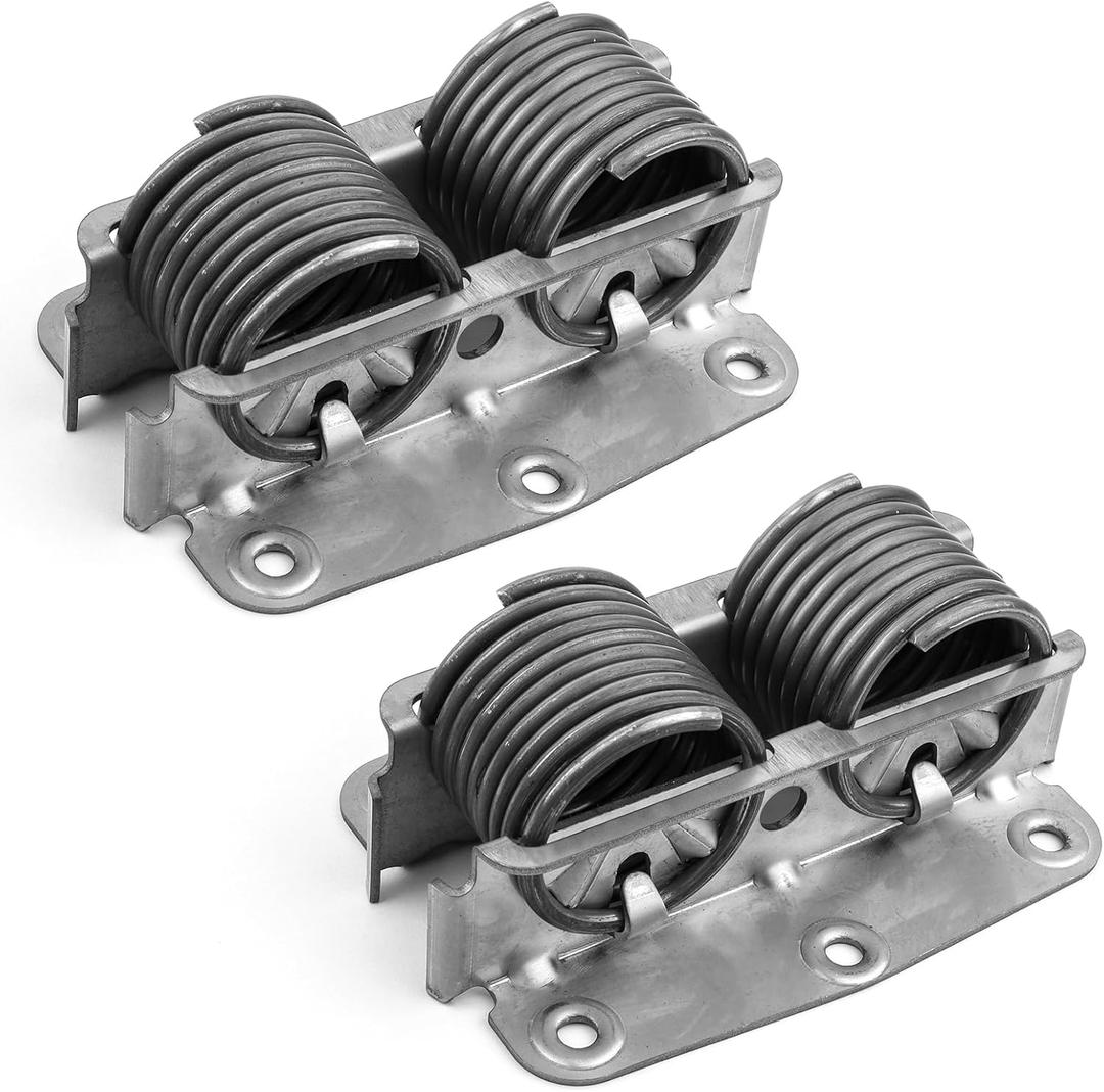Rocker Recliner Springs or Rocking Chair Springs Replacement Parts| 5 1/8" Long x 3 9/16" Wide |-Side Mounting Style (Pack of 2)