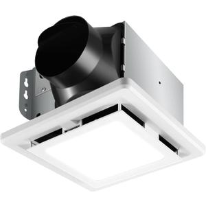 Bathroom Exhaust Fan with Light 110 CFM Quiet 6500K 800LM Household Ventilation Fan Light Combo, Energy Saving Ceiling Mount Bathroom Air extractor, Multipurpose Bath Extractor Easy to Install