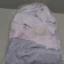 Ling's Moment Wedding Arch Draping Fabric 3 Panels 20Ft Chiffon Fabric,Sheer Draping Fabic for Wedding Arrangement Ceremony Reception Backdrop Party Swag Home Decor (Sage Purple & Provence)