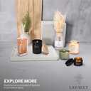 2 x Reed Oil Room Diffuser - Home Fragrance Reed Diffuser and Oil Diffuser Sticks - Natural Reed Diffuser Set - Relaxing and Calming Scent - 5.07oz Diffusers for Home - Gold - Ebony Bergamot Aroma