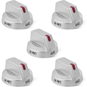 DG94-03955C Samsung NX60A6511SS Knobs Range Oven Knob Replacements, Compatible with Samsung Gas Range NX60A6111SS/AA NX60A6311SS/AA (5pcs)