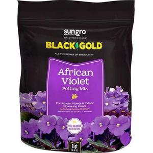 Sun Gro Horticulture Black Gold African Violet Mix (18.5 Pound (Pack of 1), No Color)