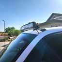 2 Pcs 52" Curved LED Light Bar Mounting Brackets for Upper Windshield - Fits 1999-2006 Chevy Silverado, Tahoe, Suburban, Avalanche & GMC Yukon Sierra