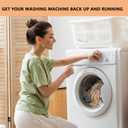 3 x WH01X27538 Washer Drive Belt Compatible with GE, Hotpoint Clothes Washing Machine Belt Replacement AP6328256, 4587903, PS12299369